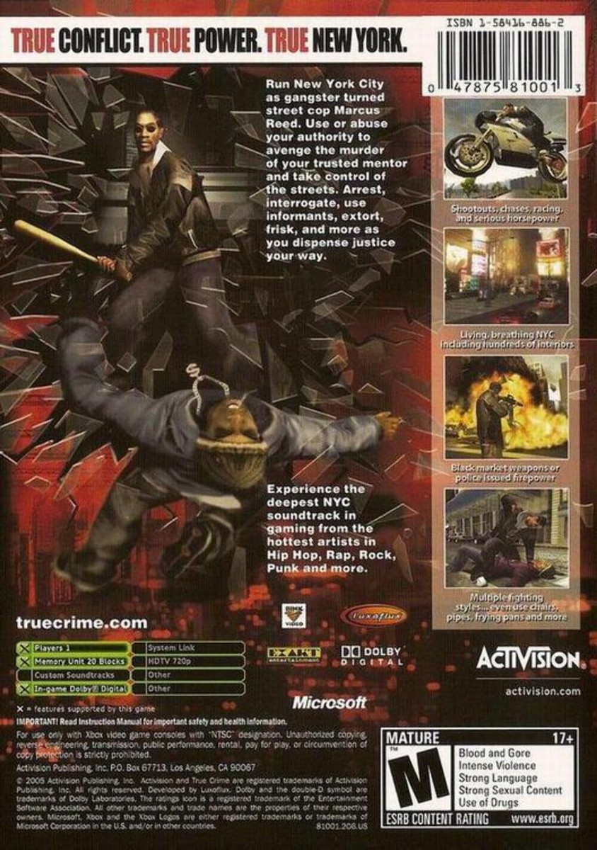 高い信頼 厚い信頼 True Crime: America North version: (Import City York New ソフトウェア