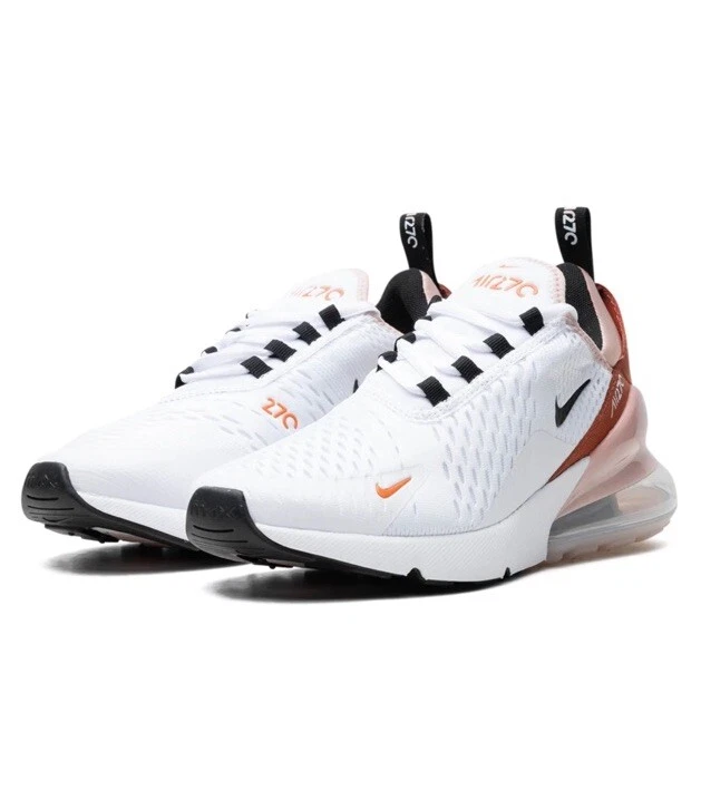 Nike Air Max 270 Sneaker Bianco Bruciato Sunrise DQ4693 100 Donna 8 US (O18)