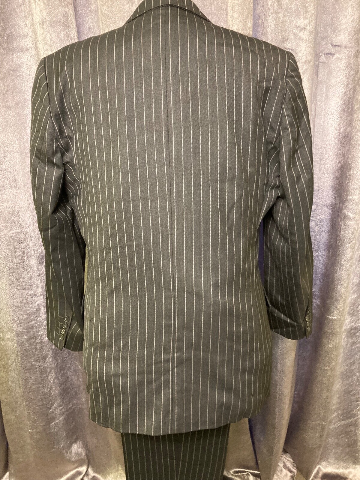 Mens Harrods Double Breasted Vintage Pinstripe Suit eBay