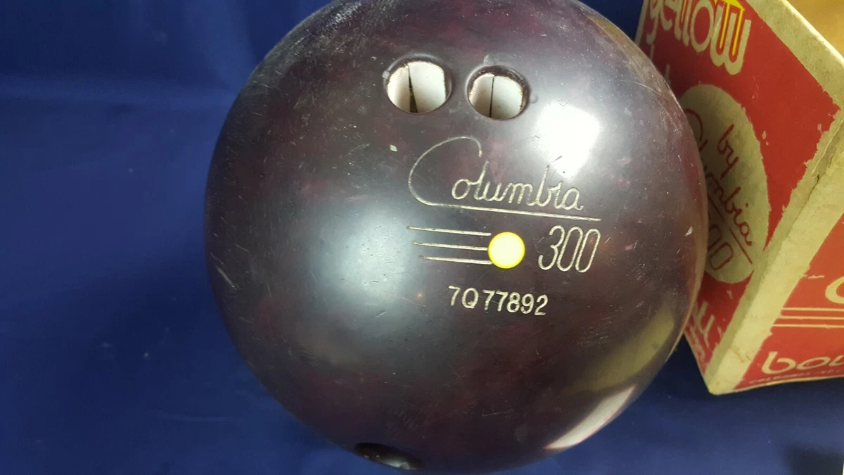 columbia yellow dot bowling ball