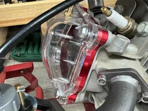 Clear Valve Cover&Billet Spacer For Predator Non-Hemi 212cc Honda GX160 GX200 - Picture 2 of 6