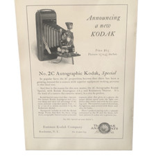 Vintage 1923 Kodak Autographic Special Ad Advertisement