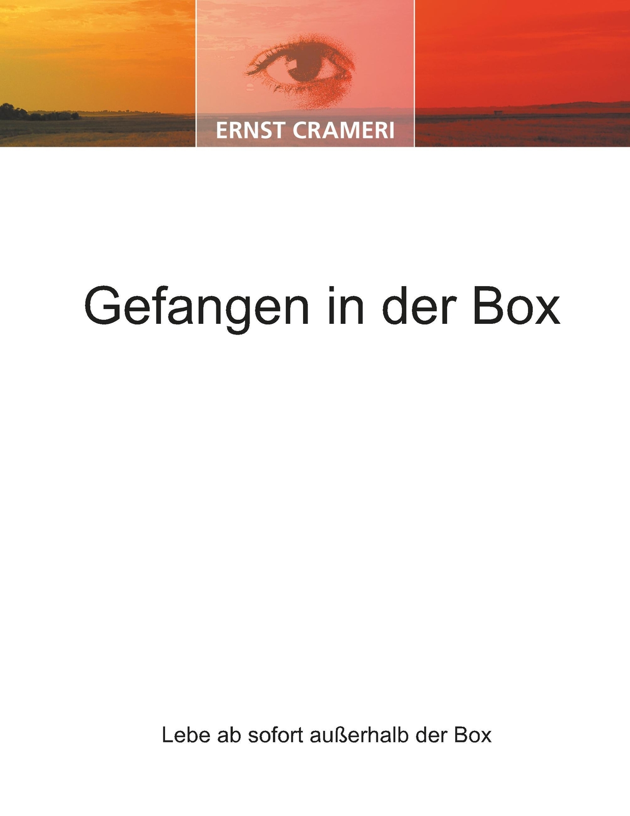 Gefangen In Der Box | Ernst Crameri | Lebe Ab Sofort Außerhalb Der Box