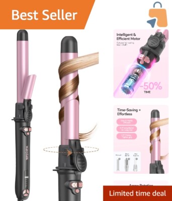 Smart 1-Inch Curling Iron with Home Reset Button   Perfect Waves in Minutes