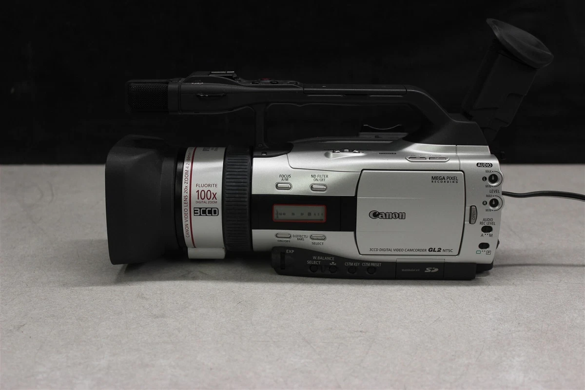 Canon DM GL2 A NTSC MiniDV 3CCD Digital Video Camcorder eBay
