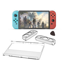 Detachable Crystal Transparent Case For Nintendo Nintend Switch NS OLED