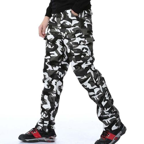 Men's camouflage pants outdoor casual cotton sports pants combat suit size 29-40 - Picture 10 of 24