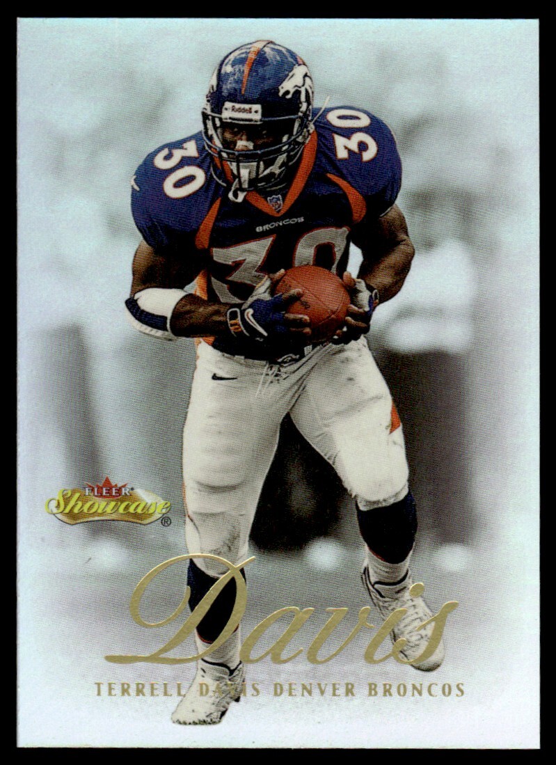 2000 Fleer Showcase Terrell Davis Denver Broncos #37
