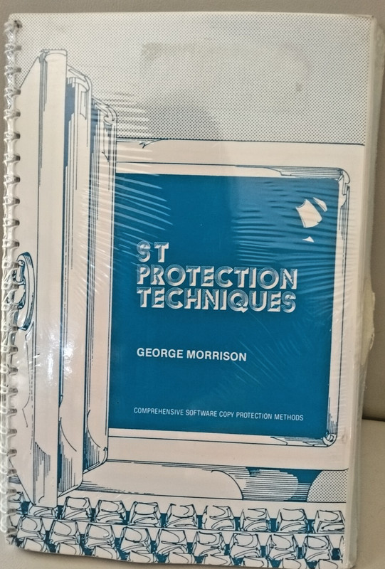 ST Protection Techniques; Atari ST Manual w/ Disk; New Old Stock