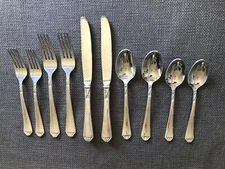 Lenox BRITISH COLONIAL (Stainless) Flatware--2 place settings--10 pieces VGUC