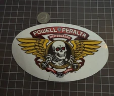 Powell Peralta Skateboards Skull Logo Sticker