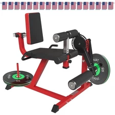 Professional Leg Workout Weight Equipment, Home Gym Leg Curl Extension Bench