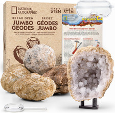 NATIONAL GEOGRAPHIC Kit Geodi Jumbo Da Rompere – Regalo Scientifico STEM per Bam