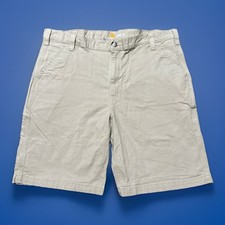 Carhartt Shorts Mens 42 Beige Relaxed Fit Canvas Work Loose Carpenter
