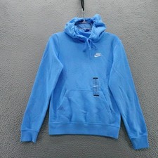Nike Sportswear Club Fleece Hoodie Womens XS University Blue NEW