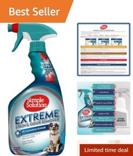 Extreme Pet Stain  Odor Eliminator Spray - 32oz Enzymatic Cleaner, Pet Safe