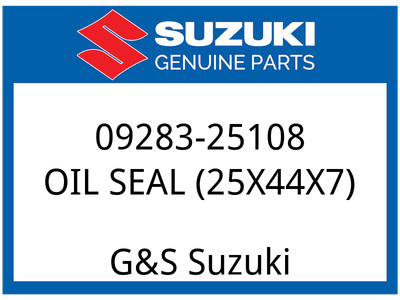Suzuki OEM Part 09283-25108 OIL SEAL (25X44X7) | eBay