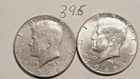 KENNEDY HALF DOLLAR,  40%  SILVER,  1967-P,  1968-D,----396