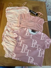 Ladies summer clothes bundle size 8 Pink Vanilla, Pretty Little Thing 1 item new