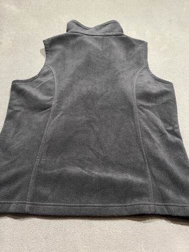 Columbia Weste Damen Übergröße 1X schwarz weiches Fleece durchgehender Reißverschluss Outdoor - Bild 6 von 9