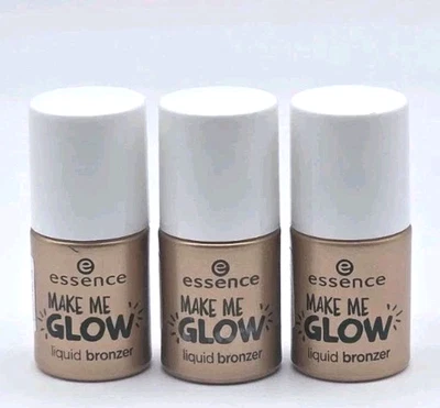 3 Essence Make Me Glow Liquid Highlighter 20 Sun In A Bottle .25 fl oz Each - Image 1 of 4