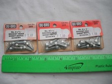 Lot of 3 Du-Bro 388, 8 x 1/2" Socket Head Sheet Metal Screws, RC R/C Airplane