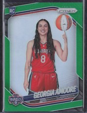 2025 Panini Prizm WNBA #140 Georgia Amoore Green Prizms Variation