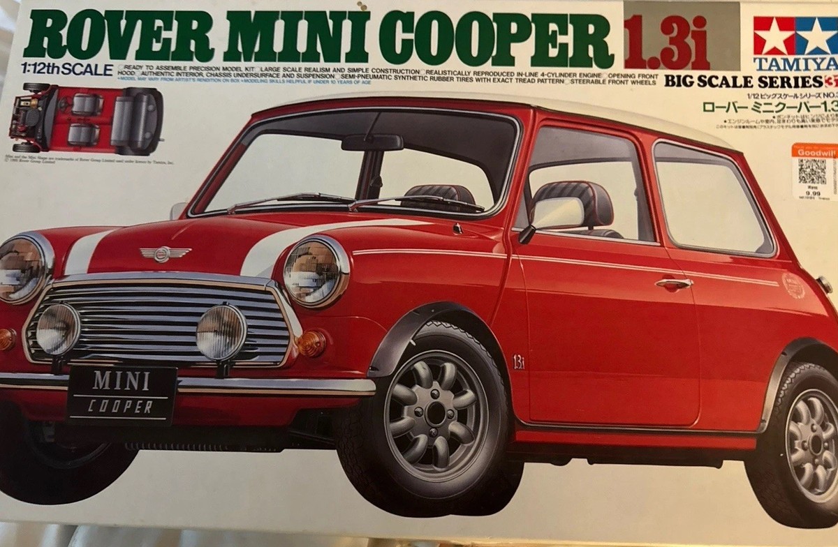 Tamiya Rover 1/12 Mini Cooper 1.3i model Kit 12031 8500 big scale