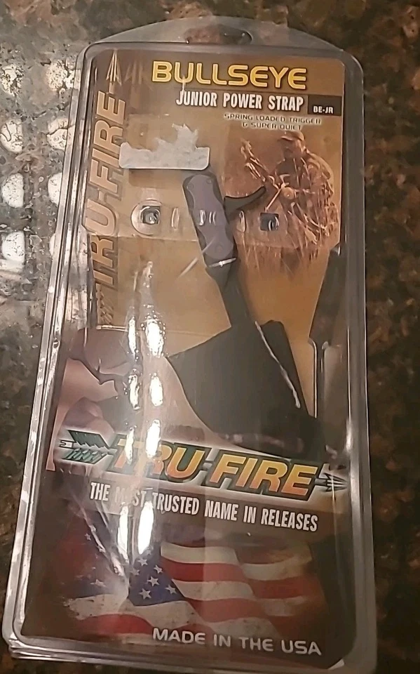 Tru-Fire Trufire Bullseye Jr Tiro con Arco Gatillo Liberación Camuflaje BE JR - NUEVO Paquete Abierto Foto 3 de 4