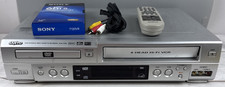 Sanyo DVD/VCR Combo Player Recorder DVW-6100 w/Remote, Cables  New Tape; Tested