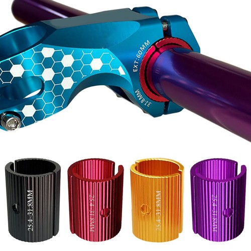 Bicycle handlebar conversion piece aluminum alloy stem gasket reducer sleeve - Picture 19 of 52