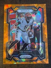 2023 Panini Prizm - Tee Higgins #61 Orange Ice Prizm