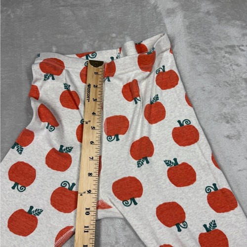 Hanna Andersson 100% Organic Cotton Pumpkin Fall Halloween PJ Bottom Pants 12 - Picture 7 of 13