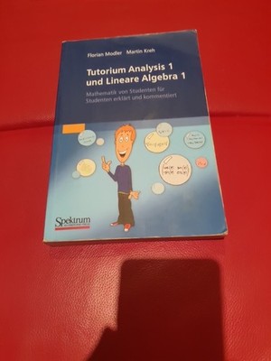 Tutorium Analysis 1 und Lineare Algebra 1: Mathemat... | Buch | Zustand  gut 