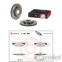 Brembo Sport Bremsscheiben 258Mm + BelÄGe Vorne Passend FüR Renault Clio IV 4