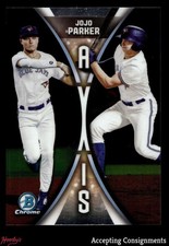 2025 Bowman Chrome Draft Axis #A2 JoJo Parker Rookie BLUE JAYS