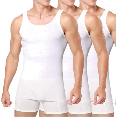 Hochwertige Unterhemden Herren 3er Pack aus 100% Baumwolle - Maximum Comfort
