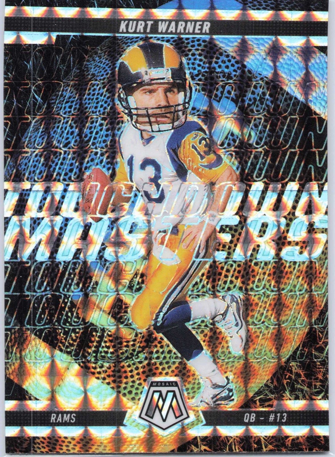2025 Panini Mosaic Touchdown Masters - Kurt Warner, #19, Mosaic