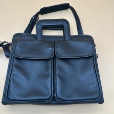 ThinkPad Leather Shoulder/Messenger Bag Black Fits 15 in Laptop Adjustable Strap