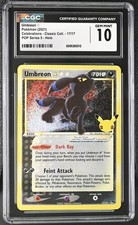 CGC 10 Umbreon Celebrations 17/17 Classic Collection Pokemon Card Gold Star 2021
