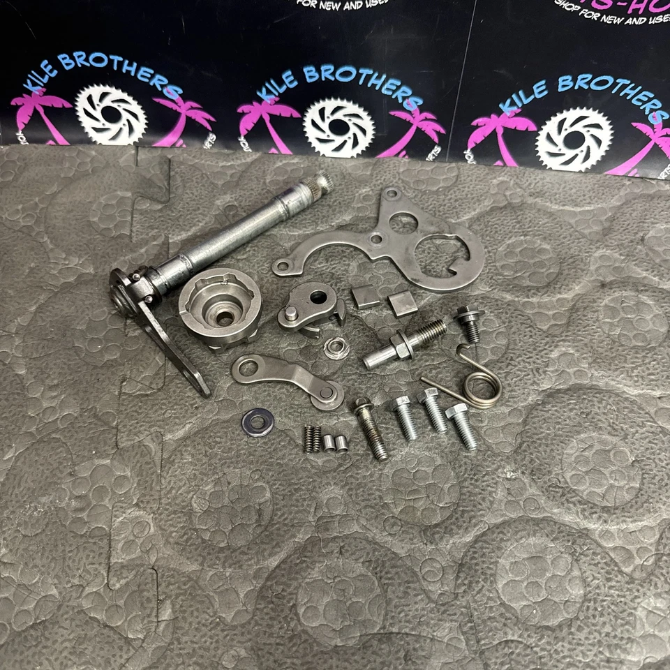 Honda 87-07 CR125R 1987 palanca de cambios mecanismo de cambio trinquete trinquete trinquete conjunto Foto 2 de 4