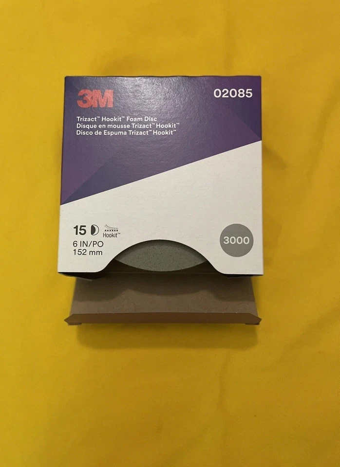 3000 3M™ Trizact™ Hookit™ 02085 (50341)per la finitura della vernice - Immagine 2 di 2