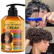 Ultimate 10-in-1 Curl Cream for Defined Curls, Volume Hydration - Long-Lasting