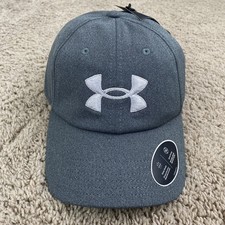 Under Armour UA Blitzing Hat Heather Gray/ Silver Adjustable Performance Cap