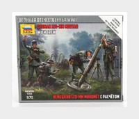 1:72 Zvezda Figures German Soldiers With Crew 1945 Kit ZS6268 Modellbau