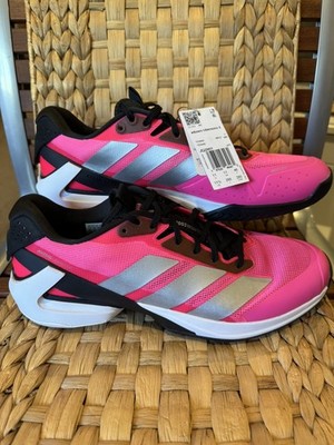Adidas Adizero Ubersonic 5 Men's Tennis Court Shoes JQ2901 Pink/Black Size 11.5