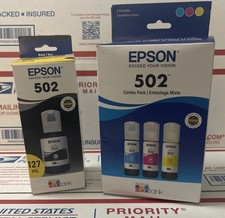 Epson 502 Ink Combo Pack Genuine for ECO-TANK Printers Exp: 2027