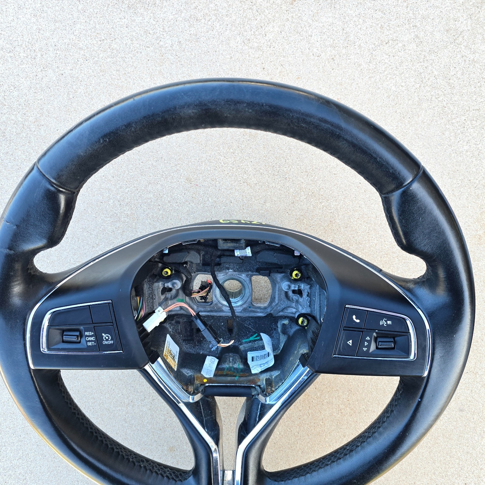 2014-2019 MASERATI GHIBLI DRIVER STEERING WHEEL W/CRUISE CONTROL SWITCH OEM