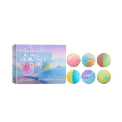 Aromatherapie Badebomben Set Blumenduft Peeling Feuchtigkeit Spa