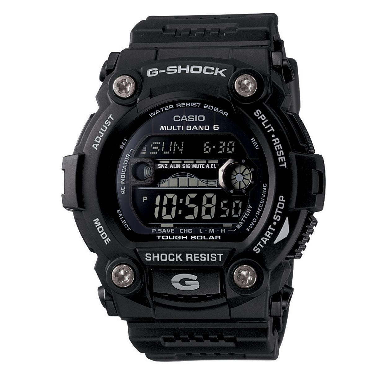 時計 G-SHOCK CASIO TOUGH SOLAR Bluetooth Casio Men's G-Shock Tough Solar Atomic Timekeeping Watch - Walmart.com
